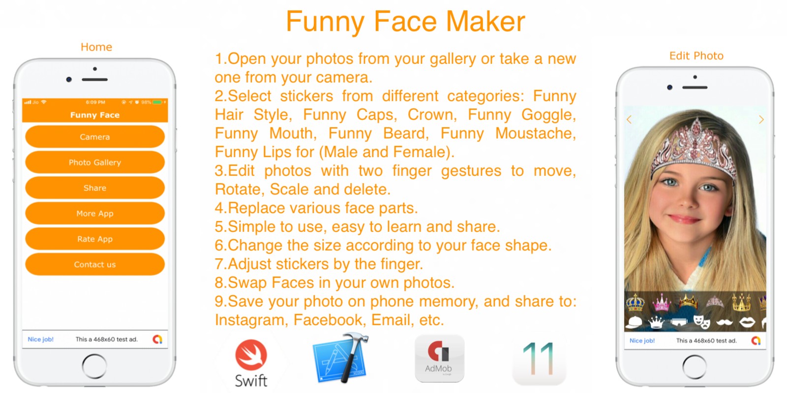 Funny Face Maker